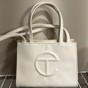 Telfar Small White Bag